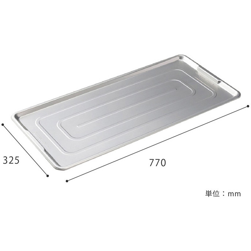 DF24 ★アルミ製★ KOMA アルミトレイ ベーキングトレイ 4枚 製菓 6 BA042 アルミトレイ 河淳 寸法770×323mm BA042 【通販モノタロウ】