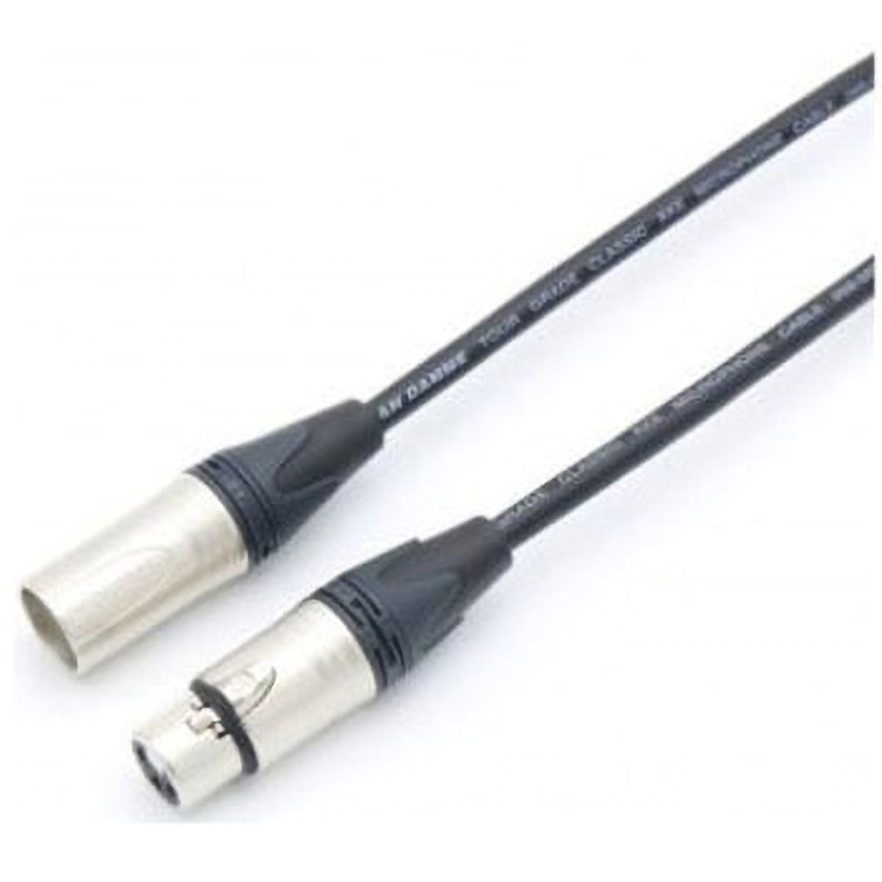 101065001 オス XLR3 メス XLR3 3m 1個 VAN DAMME 【通販モノタロウ】