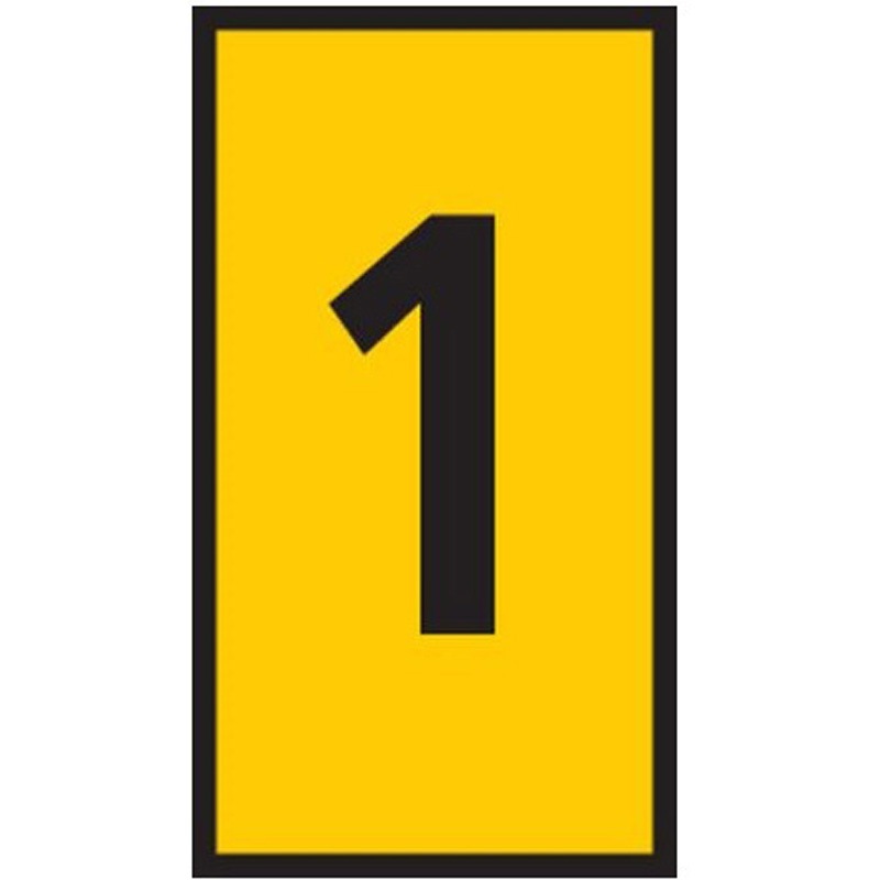 561-01614 ケーブルマーカー 黄 1袋 1000個入 1袋(1000個) ヘラマンタイトン(旧:タイトン) 【通販モノタロウ】