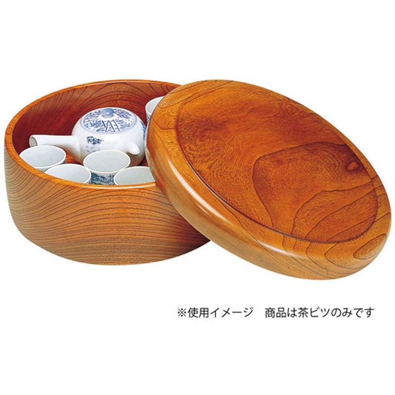 #61116 ケヤキ・茶びつ 1個 用美(ヤマコー) 【通販モノタロウ】