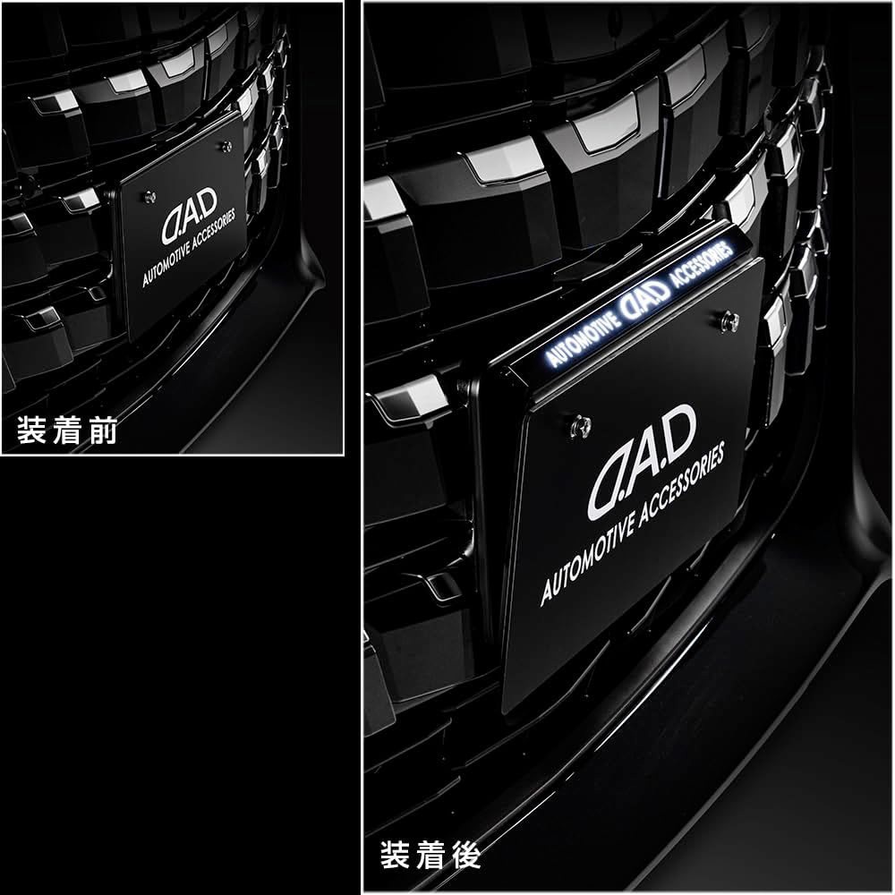 GE052-01-02 D.A.D LEDスタイリッシュナンバープレートステー D.A.D