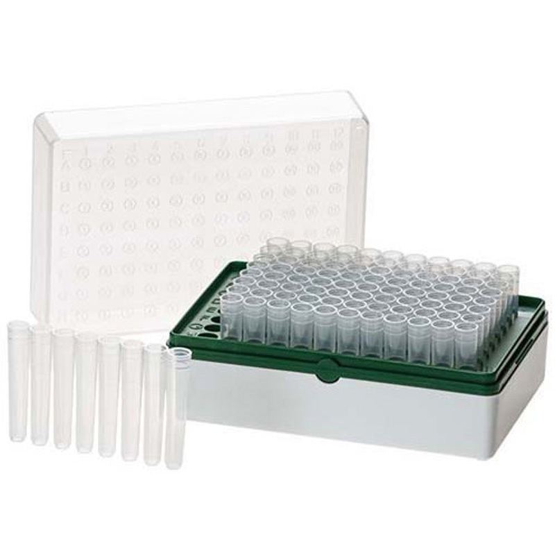 T100-3G BIOTUBE(TM)ラック 8連チューブ付 グリーン T100-3Gシリーズ 1個(10本) Simport 【通販モノタロウ】