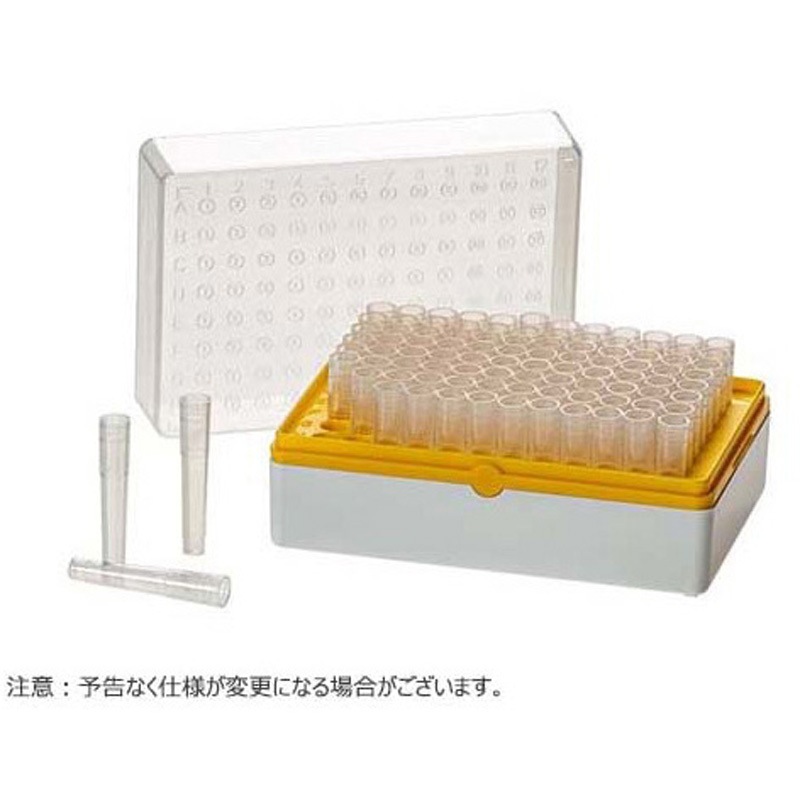 T100-1Y BIOTUBE(TM)ラック シングルチューブ付 イエロー T100-1Yシリーズ 1セット(4個×10本) Simport 【通販モノタロウ】