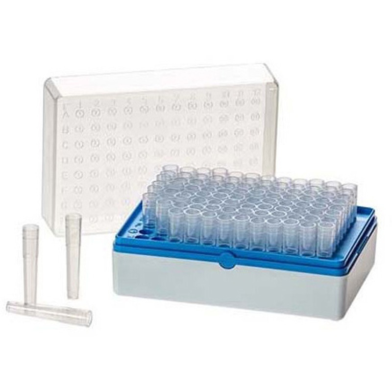 T100-1B BIOTUBE(TM)ラック シングルチューブ付 ブルー T100-1Bシリーズ 1個(10本) Simport 【通販モノタロウ】