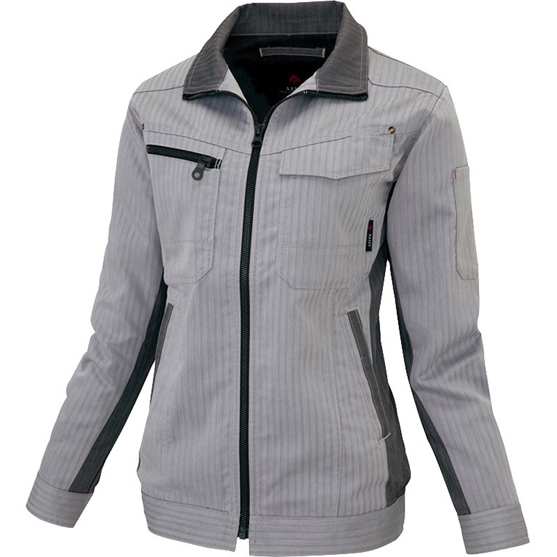 AZ-60610 レディースブルゾン秋冬用 アイトス 名入れ可 シルバーグレー色 S  AZ-60610