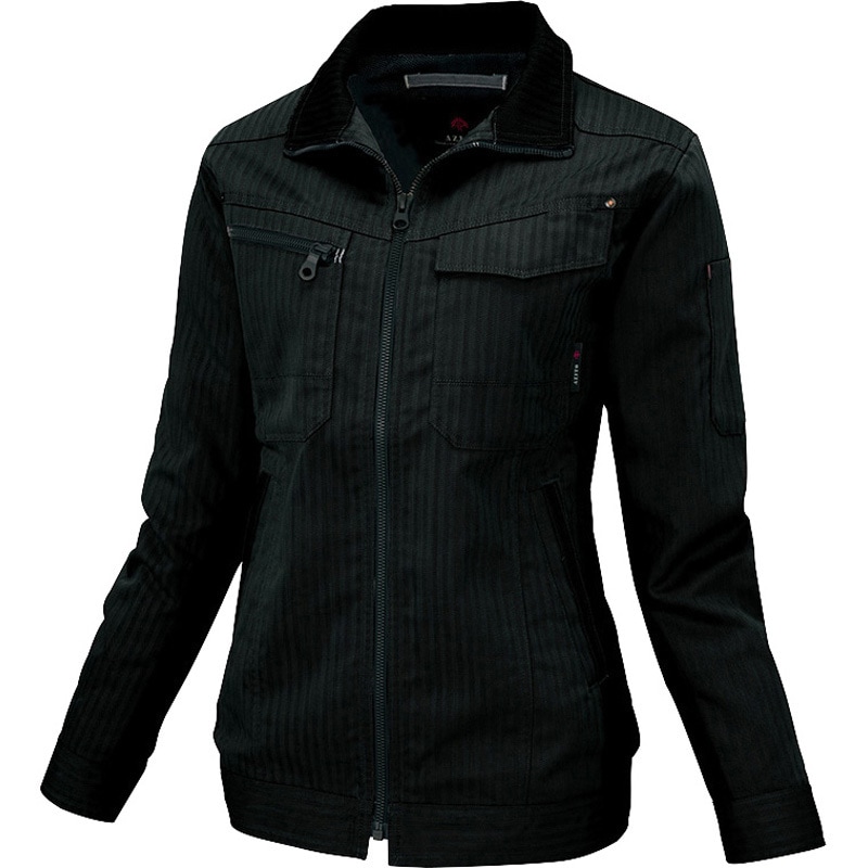 AZ-60610 レディースブルゾン秋冬用 アイトス 名入れ可 ブラック色 S  AZ-60610