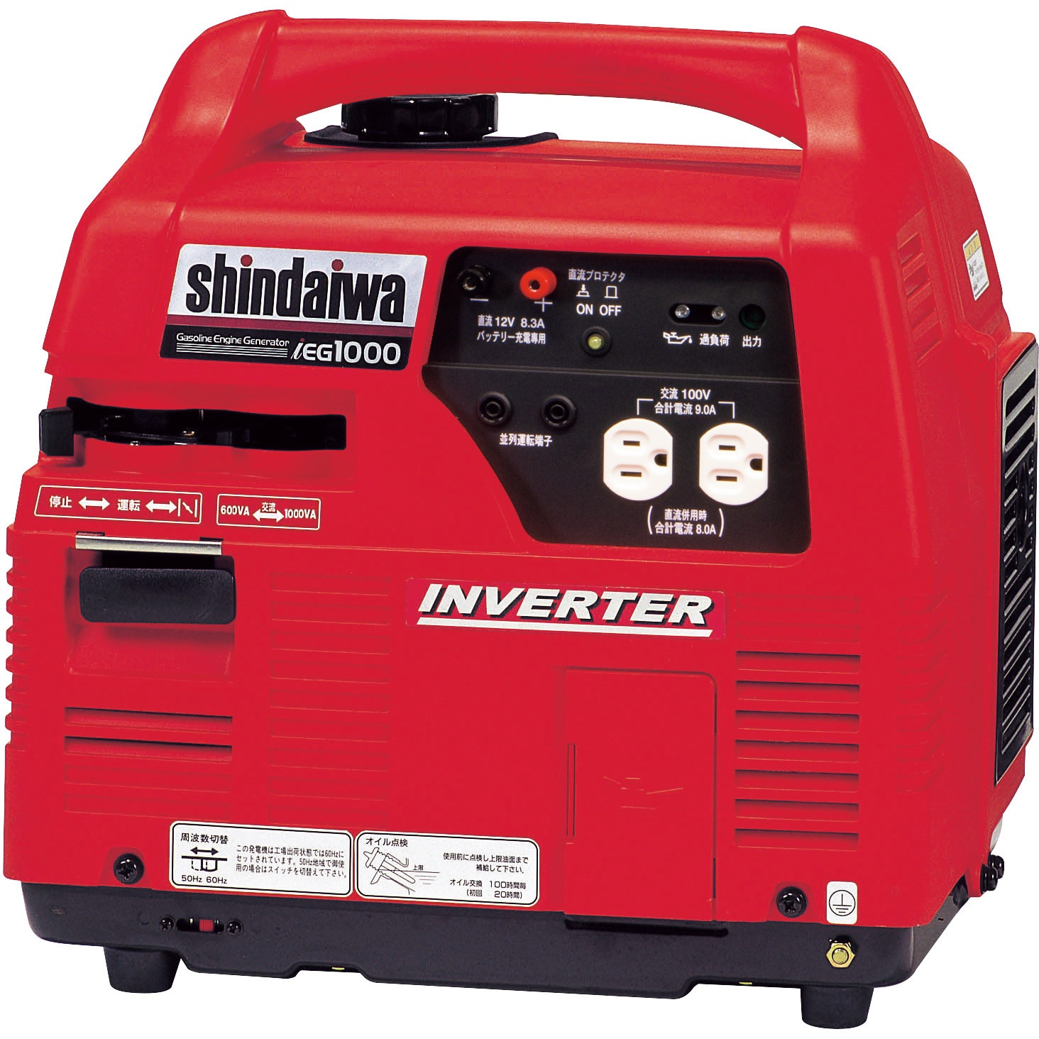 IEG1000-M 防音型インバーター発電機 1台 新ダイワ 【通販モノタロウ】