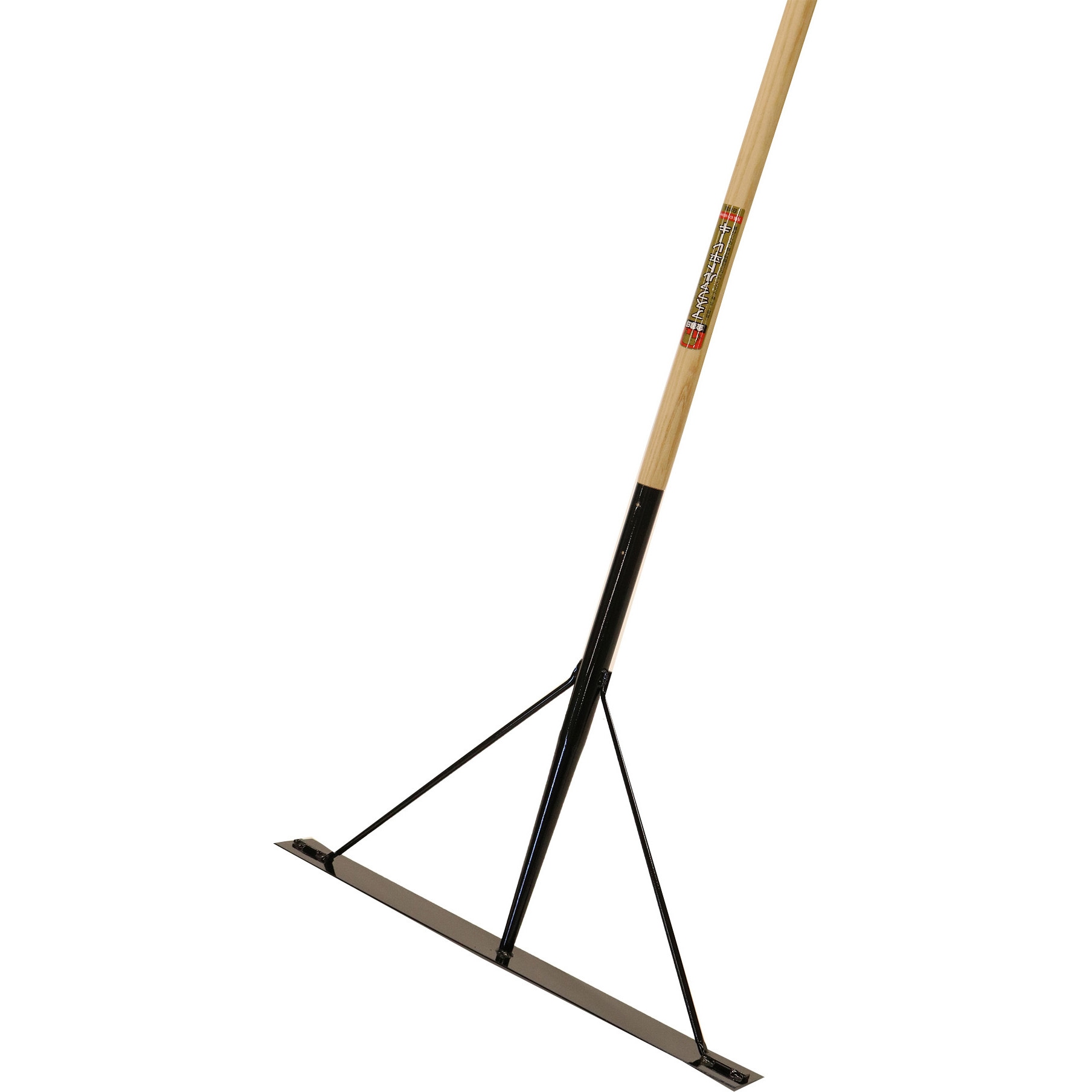 72449 アスファルト平レーキ ロングソケット 浅香工業 天然木 全長