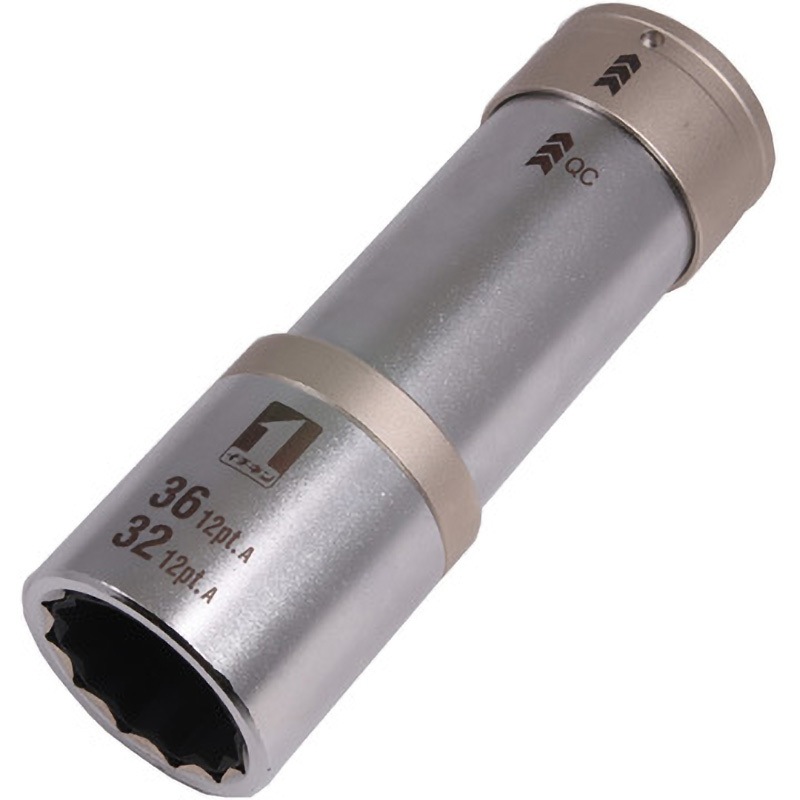 19876 IM-6W3236ISL-12K QCソケット 6分用 ダブル MUST TOOL 二面幅32