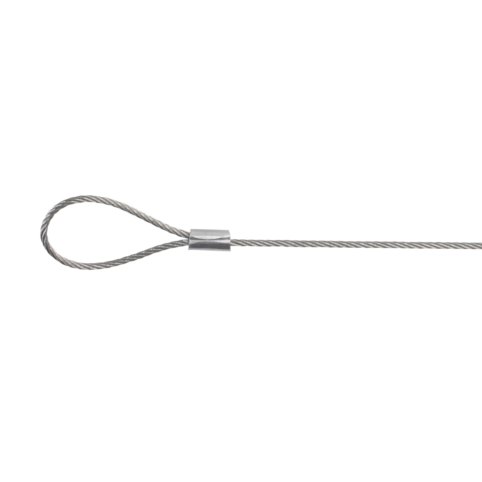 カットワイヤー ステンレス モノタロウ 両端アイ 荷重20kg ロープ径1mm