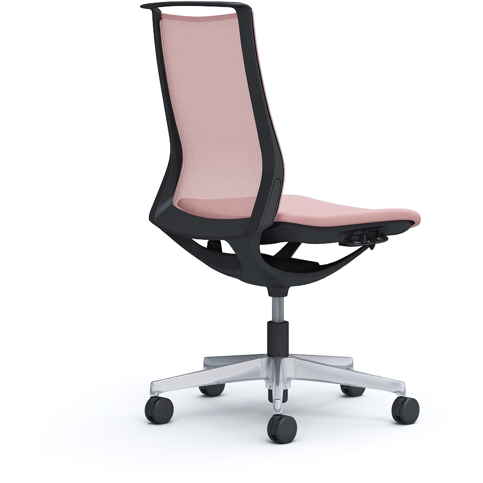 CA11BR FKA7 モード メッシュタイプ 肘なし ミドルバック ブラック 5本脚 樹脂フレーム ブラックボディ プレーンメッシュタイプ 1脚 オカムラ(岡村製作所) 【通販モノタロウ】