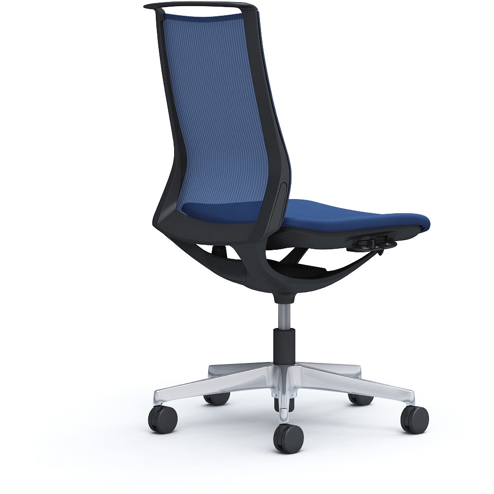 CA11BR FKB3 モード メッシュタイプ 肘なし ミドルバック ブラック 5本脚 樹脂フレーム ブラックボディ プレーンメッシュタイプ 1脚 オカムラ(岡村製作所) 【通販モノタロウ】