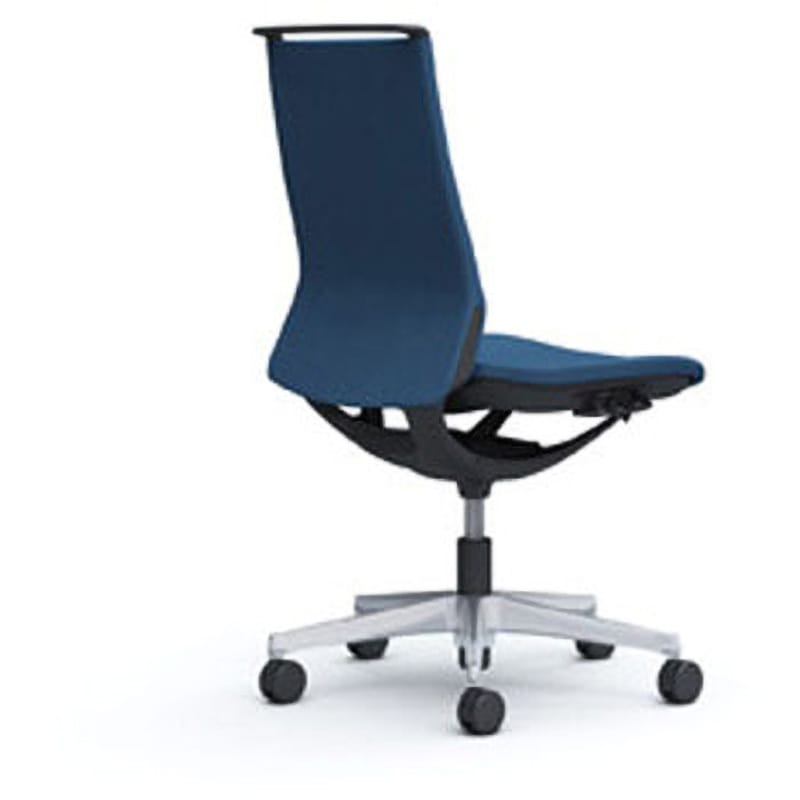 CA15BR FWM4 モード 肘なし ブラックフレーム ミックスクロス オカムラ(岡村製作所) オフィスチェア ダークブルー色 幅490mm奥行570mm高さ920mm  CA15BR FWM4