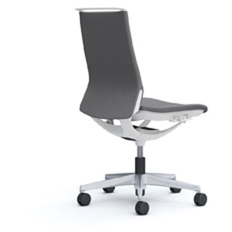 CA15BW FWM2 モード 肘なし ホワイトフレーム ミックスクロス オカムラ(岡村製作所) オフィスチェア グレー色 幅490mm奥行570mm高さ920mm  CA15BW FWM2