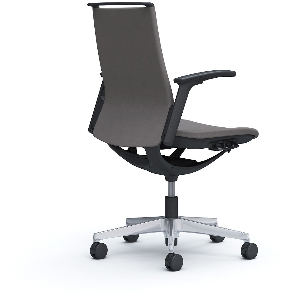 CA95BR FXW1 モード ミドルバック 可動肘 ブラックボディ 5本脚 樹脂フレーム ブラックボディ インターロッククロス 1脚 オカムラ(岡村製作所) 【通販モノタロウ】