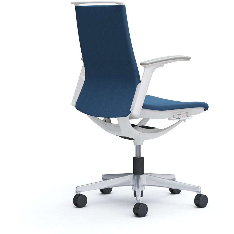 CA95BW FWM4 モード ミドルバック 可動肘 ホワイトボディ 5本脚 樹脂フレーム ホワイトボディ ミックスクロス 1脚 オカムラ(岡村製作所) 【通販モノタロウ】