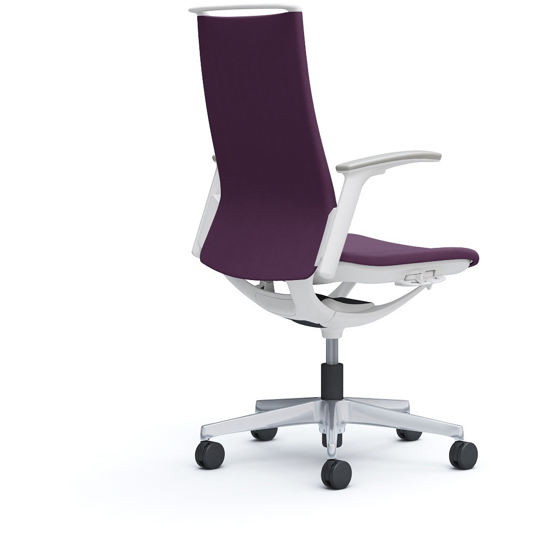 CA97BW FWN7 モード ハイバック 可動肘 ホワイトボディ 5本脚 樹脂フレーム ホワイトボディ ミックスクロス 1脚 オカムラ(岡村製作所) 【通販モノタロウ】