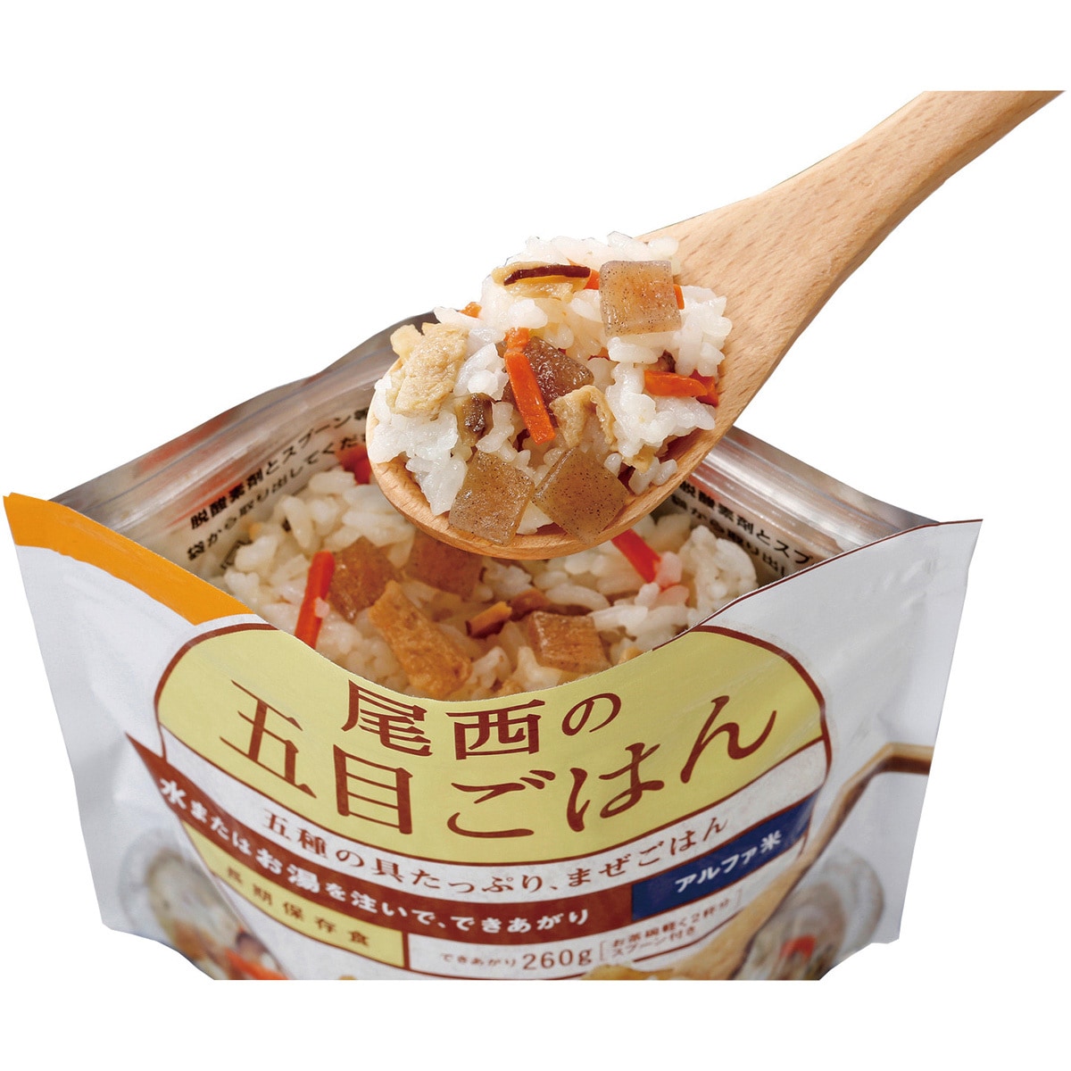 a16719 尾西のごはん 非常食4種セット 計12食 ファミリー・ライフ 米類 賞味期限:製造日より常温5年