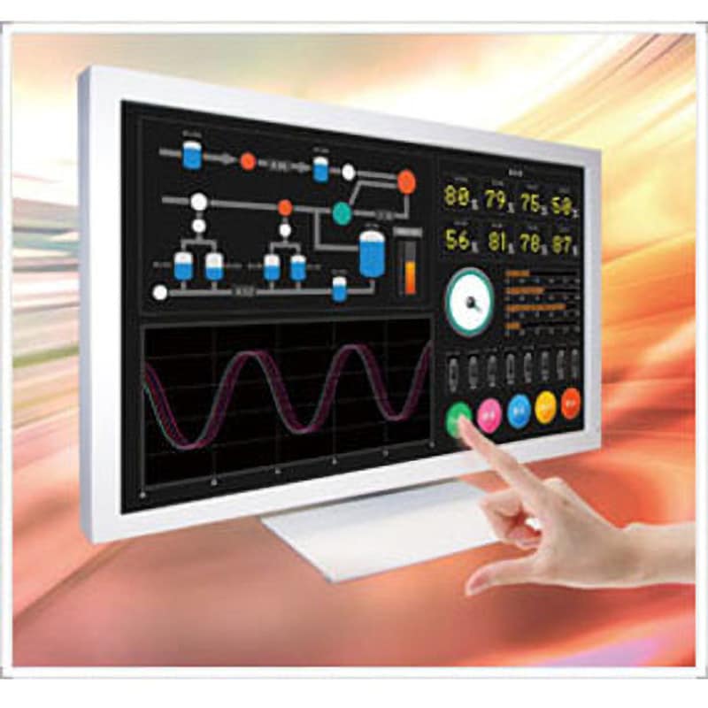 TSD-PT241W-C タッチパネルモニター 1台 三菱電機エンジニアリング 【通販モノタロウ】