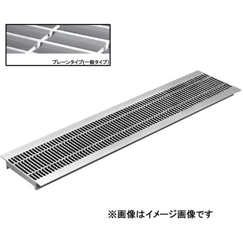 PUC-S 325-18 鋼板製グレーチング U字溝用細目みぞぶた プレーンタイプ