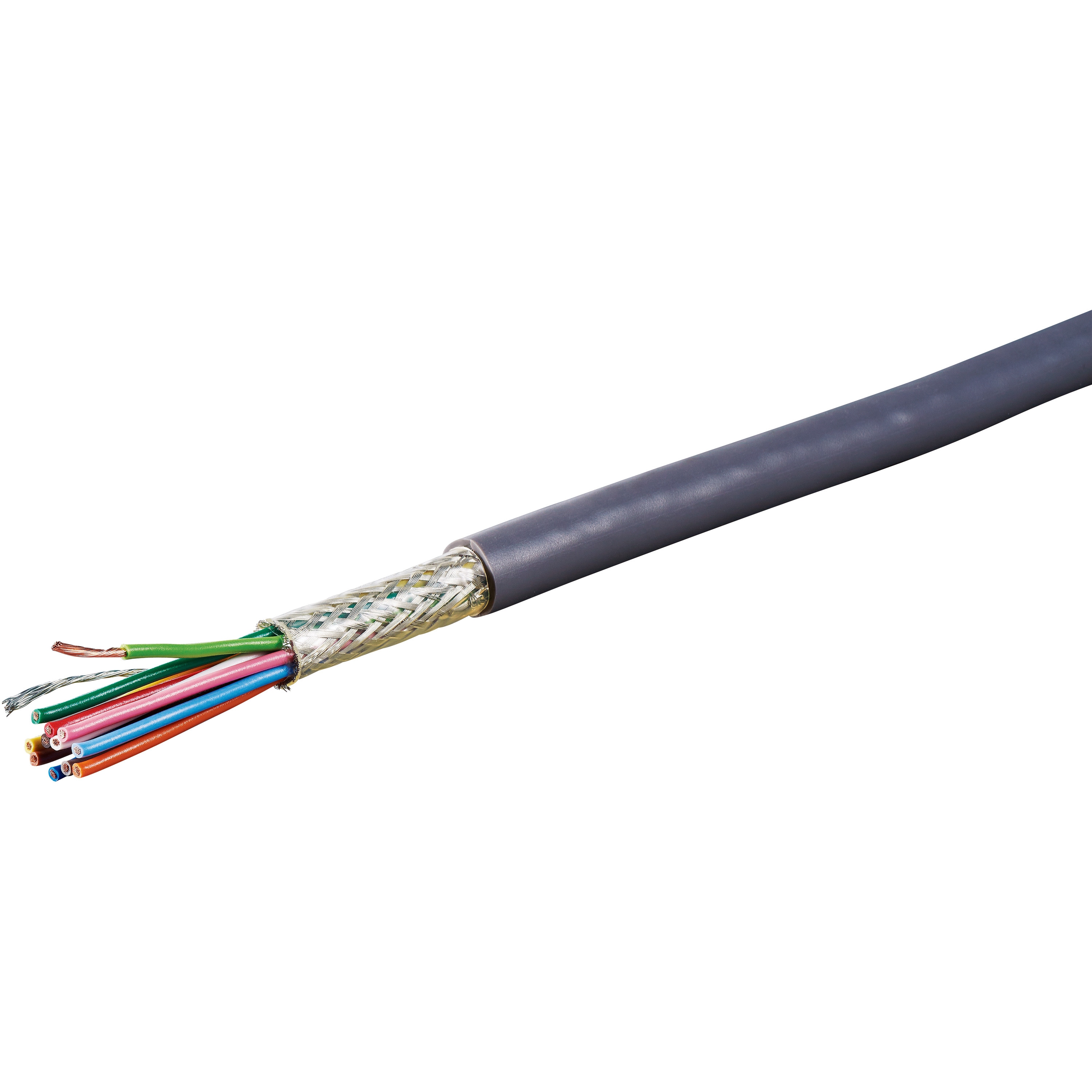 ONB 16X0.75SQ-30 編組シールド付き軽装用ケーブル 30m オーナンバ 芯