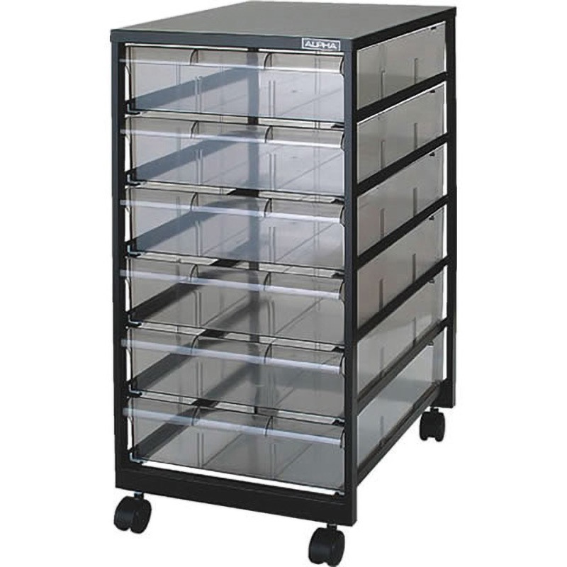 SVSV600 フットワークエース セーブインダストリー 引出し型 ブラック色 幅330mm奥行430mm高さ690mm  SVSV600