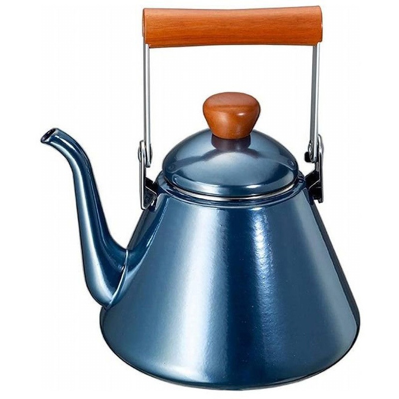 ONB-1.7DKT ホーロードリップケトル 高木金属工業 オキニスブルー色