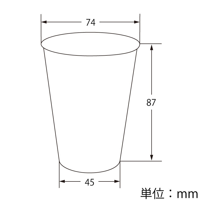 004525016 透明PETカップ 本体 HEIKO 高さ87mm 1袋(50個) - 【通販