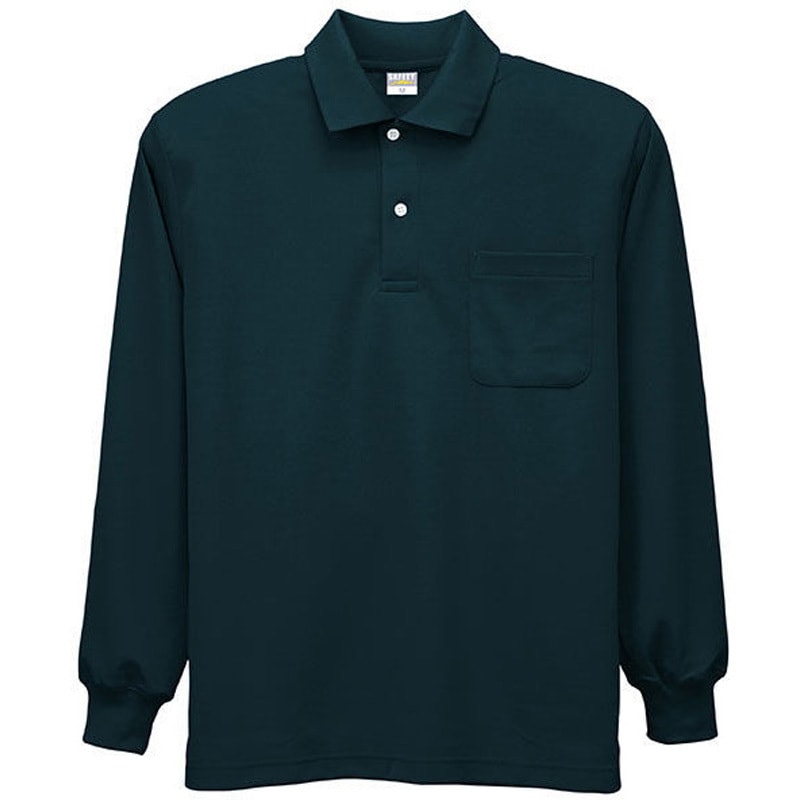 SAILORS 長袖ポロシャツ 新品プラスティックタグ付き 8119-BLK-S DRY帯電防止長袖ポロ 小倉屋 ブラック色 サイズS