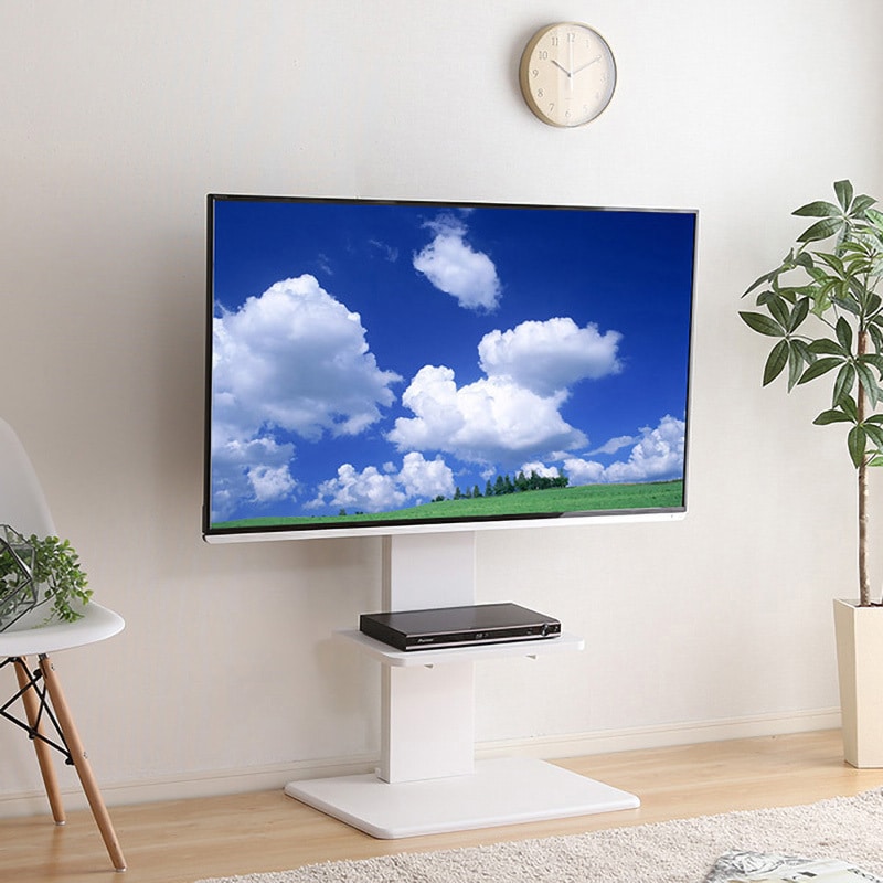 WAT-L--WAL 壁寄せテレビスタンド ロー固定タイプ ホームテイスト 耐荷重40以下kg 対応インチサイズ32～60インチまで  WAT-L--WAL - 【通販モノタロウ】