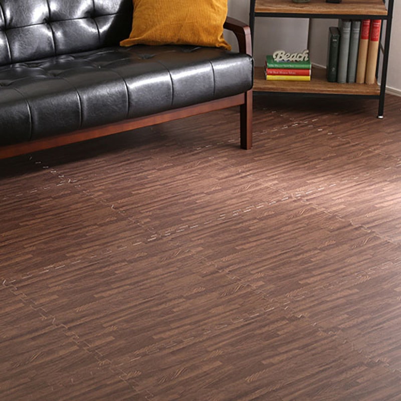 MMT-64-NA サイドパーツ付き!ナチュラルな木目調ジョイントマット (大判60cm)安心の低ホルムアルデヒド、防音、保温【Fein-ファイン-】 1セット(64枚) ホームテイスト 【通販モノタロウ】