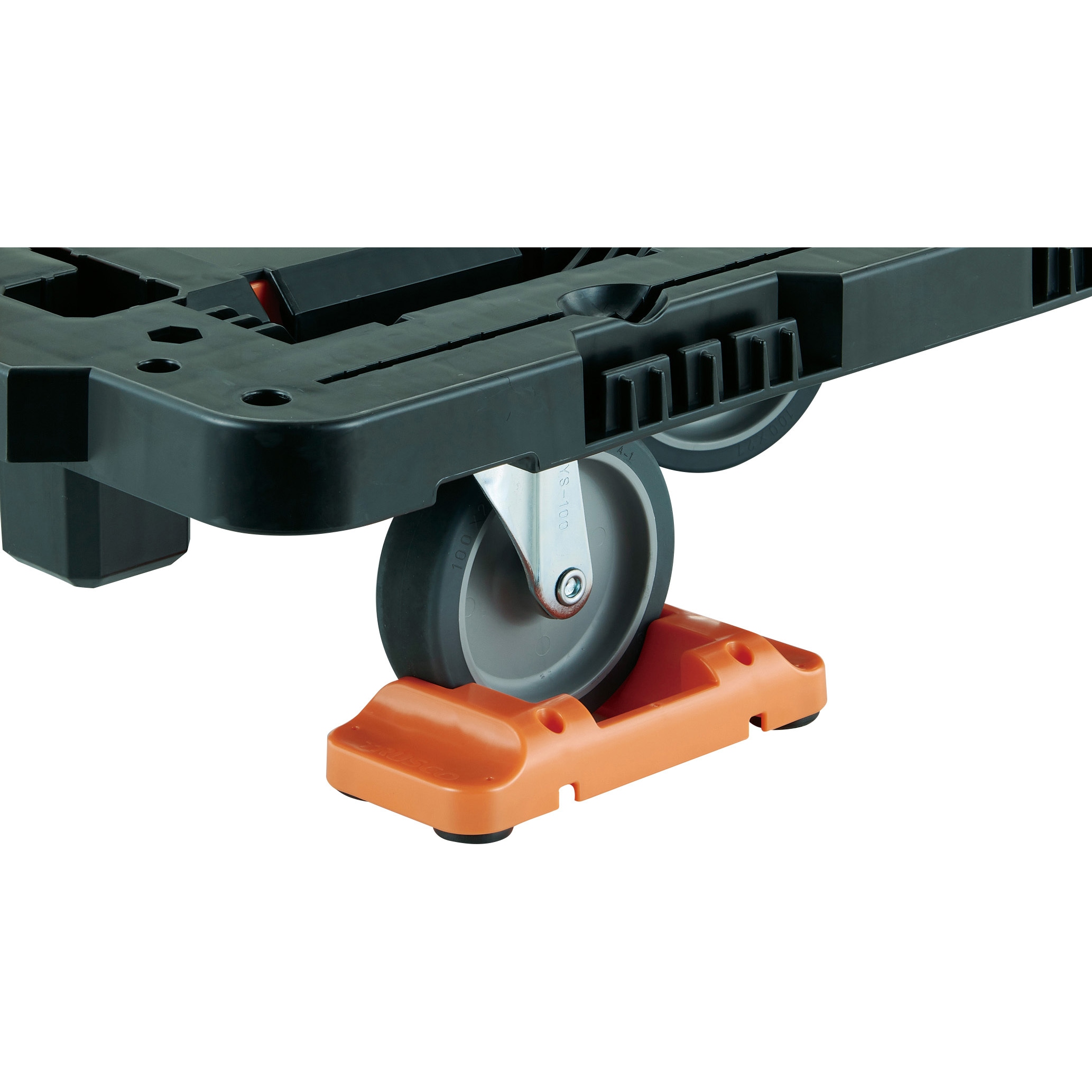 BT900KJ5-E100T-M4 4台まとめ買い 連結型樹脂製平台車ビートル オール自在タイプ(とめたろう・収納式柵付) TRUSCO 樹脂(PP)再生材100%製 ブラック色 1セット(4台) BT900KJ5-E100T-M4 loantap.thearks.in