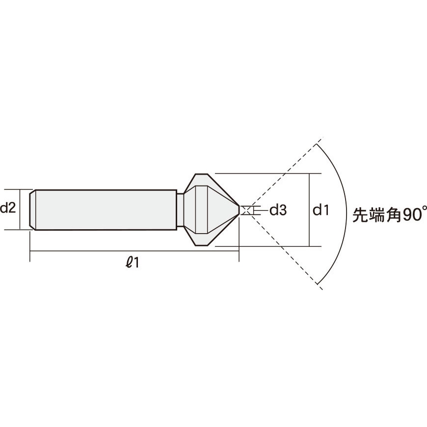 FIRSTEC ファーステック カウンターシンクセット HSS TIN 6本セット 