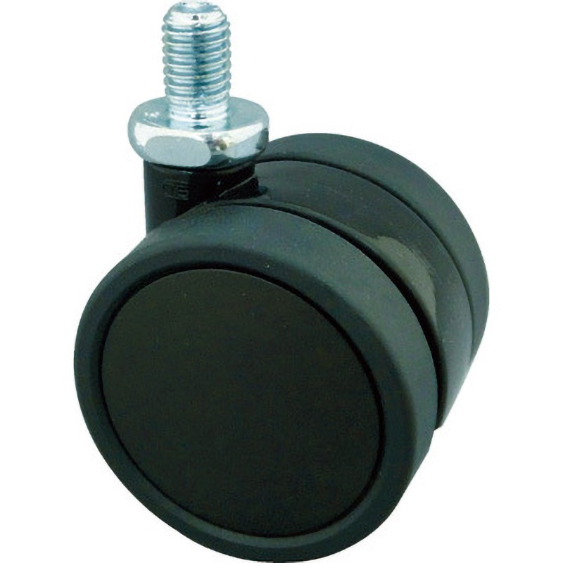 TDE40-M8 ねじ込み式双輪キャスター(エラストマー車) TRUSCO ウレタン