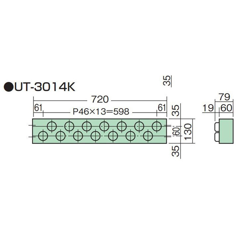 UT-3014KD ツーリング用オプションホルダーフレーム サカエ ダークグレー色 5,638円