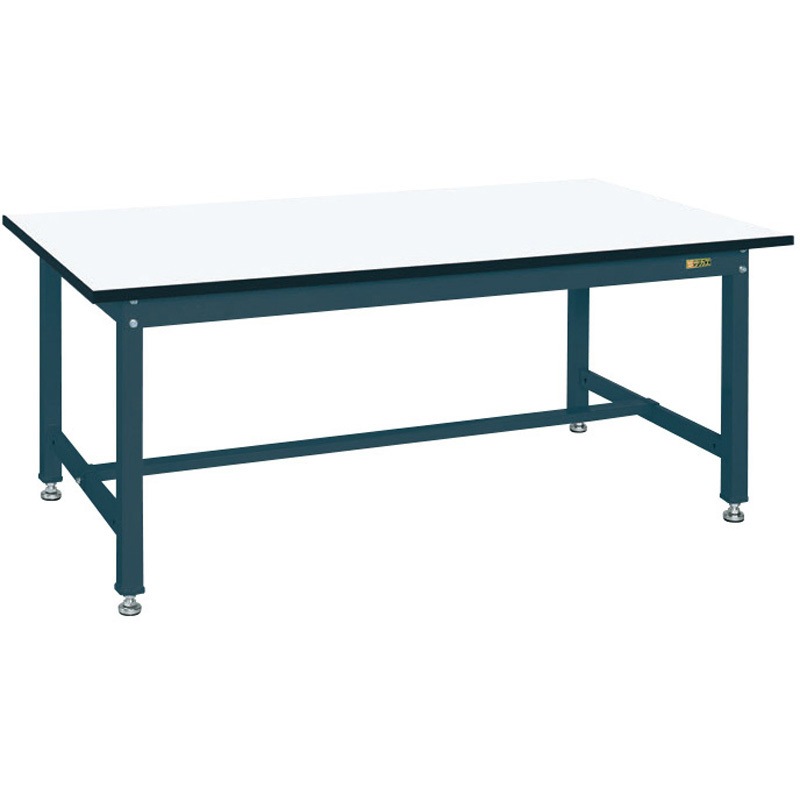 KT-593CHMD 中量作業台(KTタイプ/耐荷重800kg/メラミン天板/H740/固定式) サカエ ホワイト 対応 ダークグレー 間口1500mm奥行750mm  KT-593CHMD 45,487円