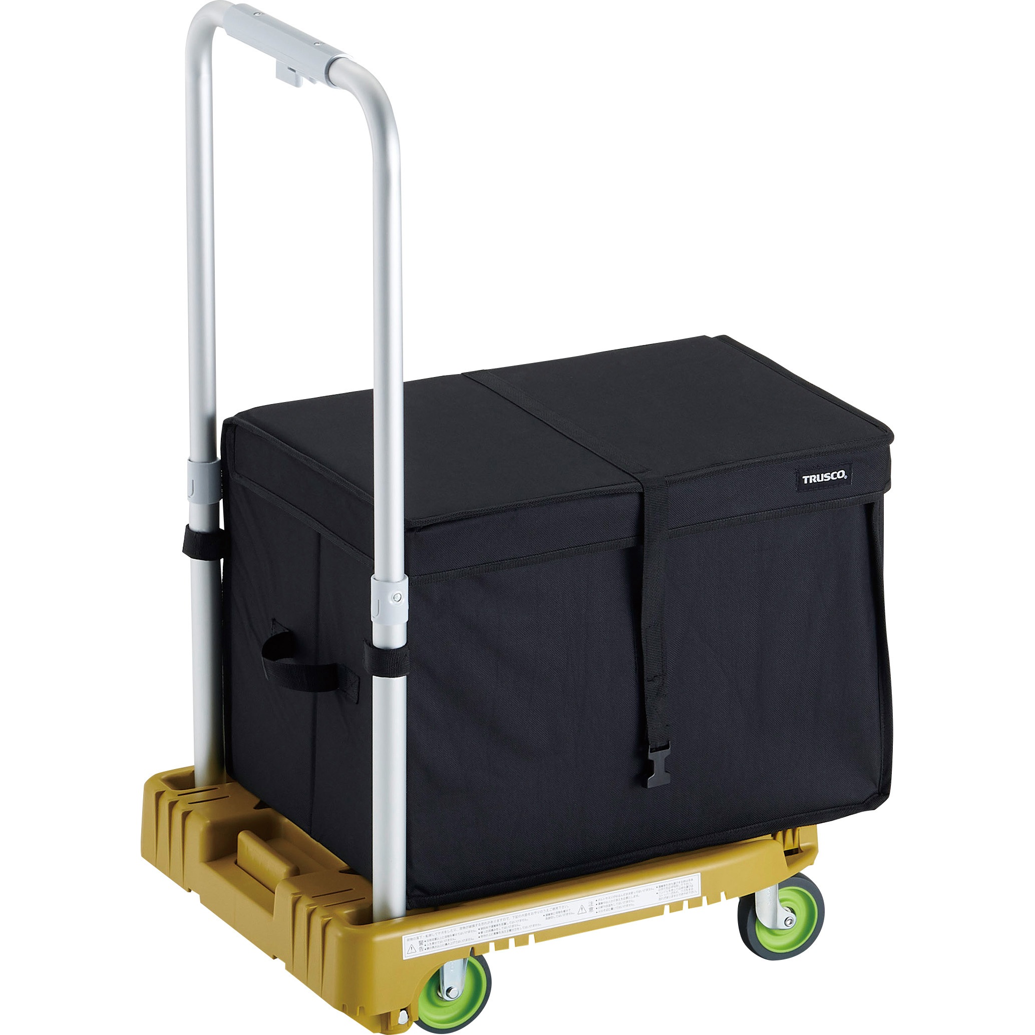 TRUSCO アイドルキャリー weego 省音G車輪 ホワイト WP-2G-W 1台 完成品