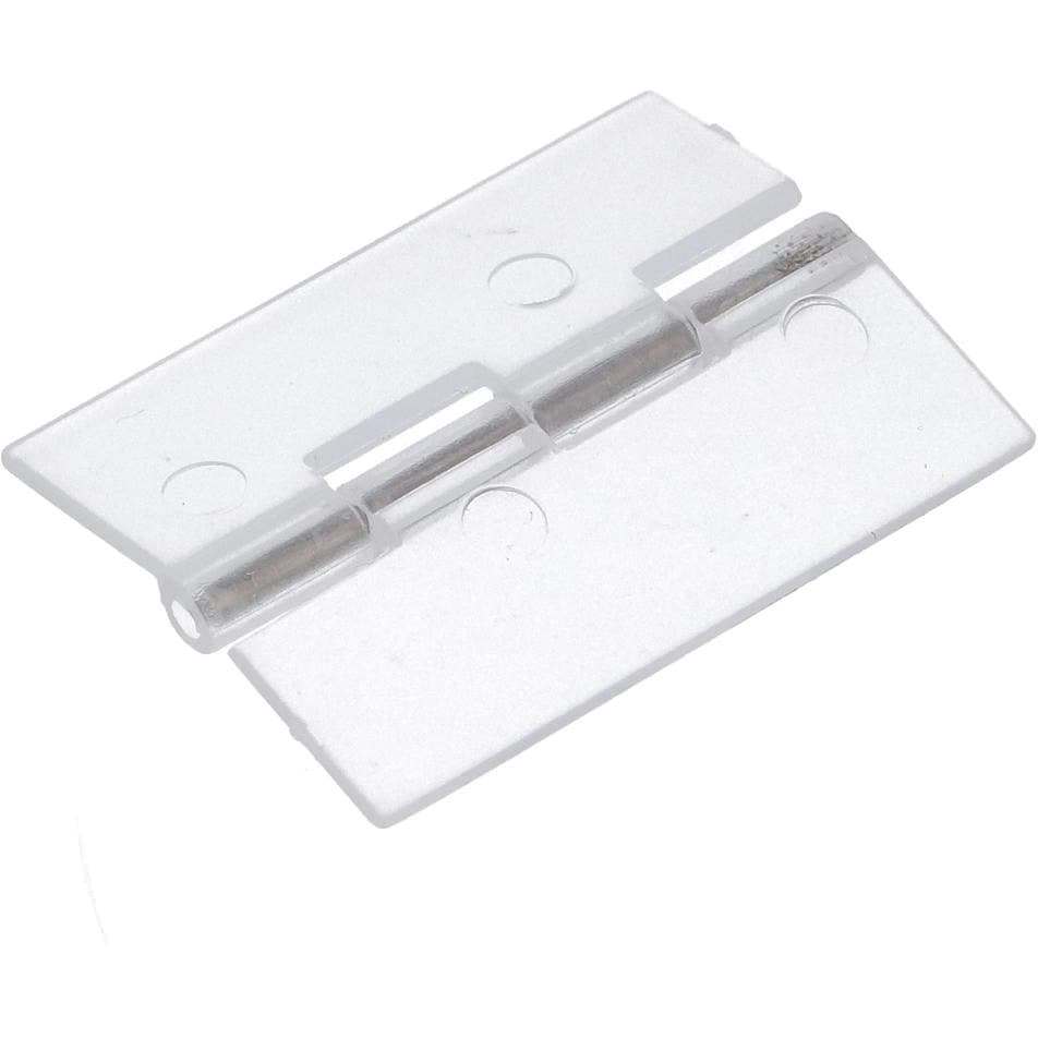 SH4030-TM 樹脂蝶番(2個入) TRUSCO 接着タイプ 透明色 1袋(2枚