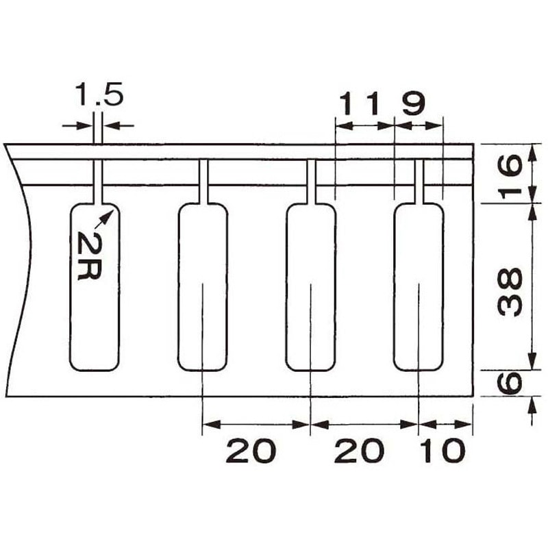 ID66-C-20 ハイセンダクト 1本 イカイ 【通販モノタロウ】