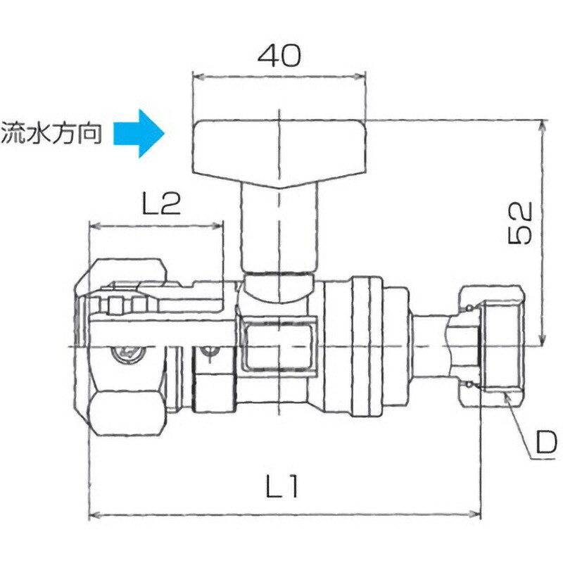 前澤給装KP継手 メスアダプター13x1/2メス ロングタイプ（18個