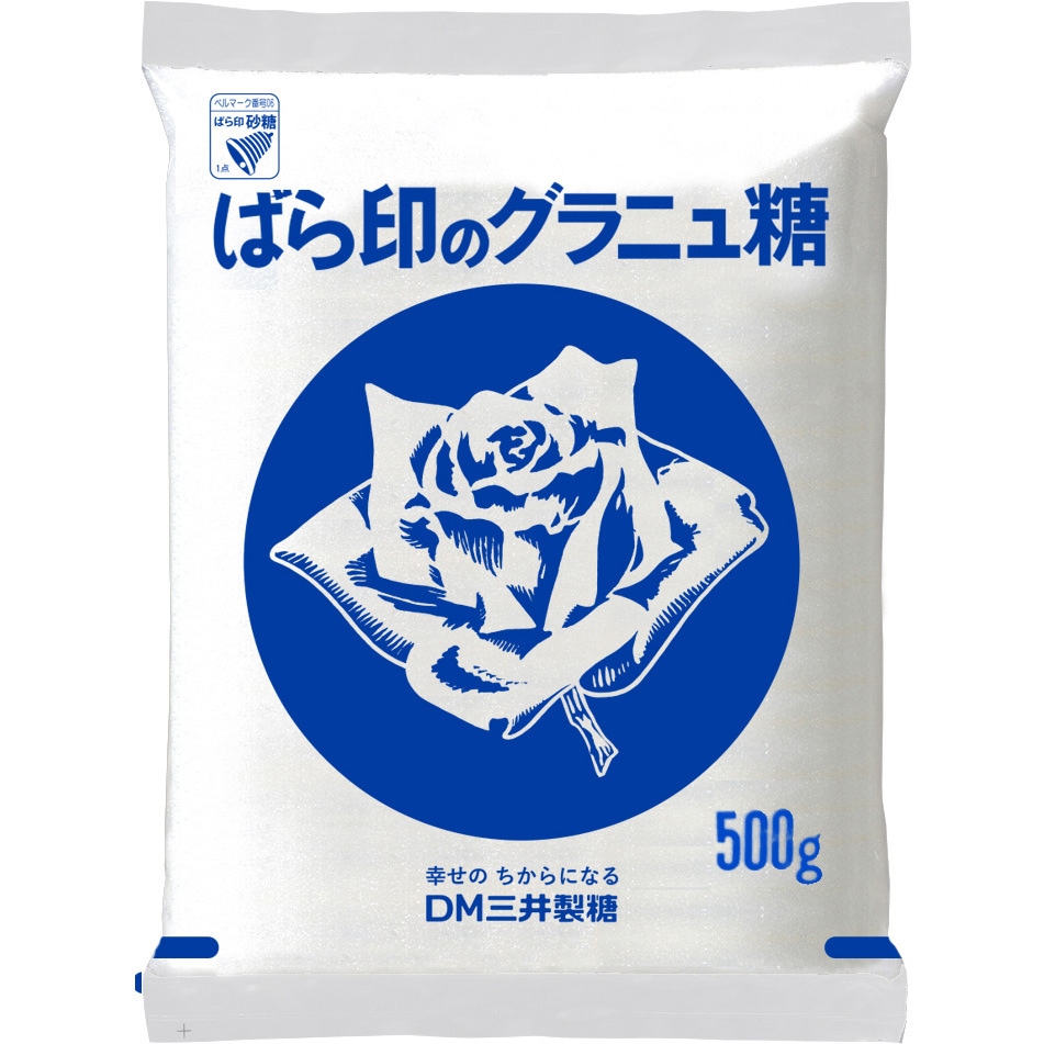 PGH ばら印のグラニュ糖 1袋(500g) DM三井製糖(旧：大日本明治
