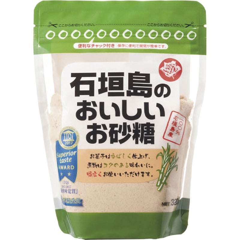 石垣島のおいしいお砂糖 1袋(320g) DM三井製糖(旧：大日本明治製糖
