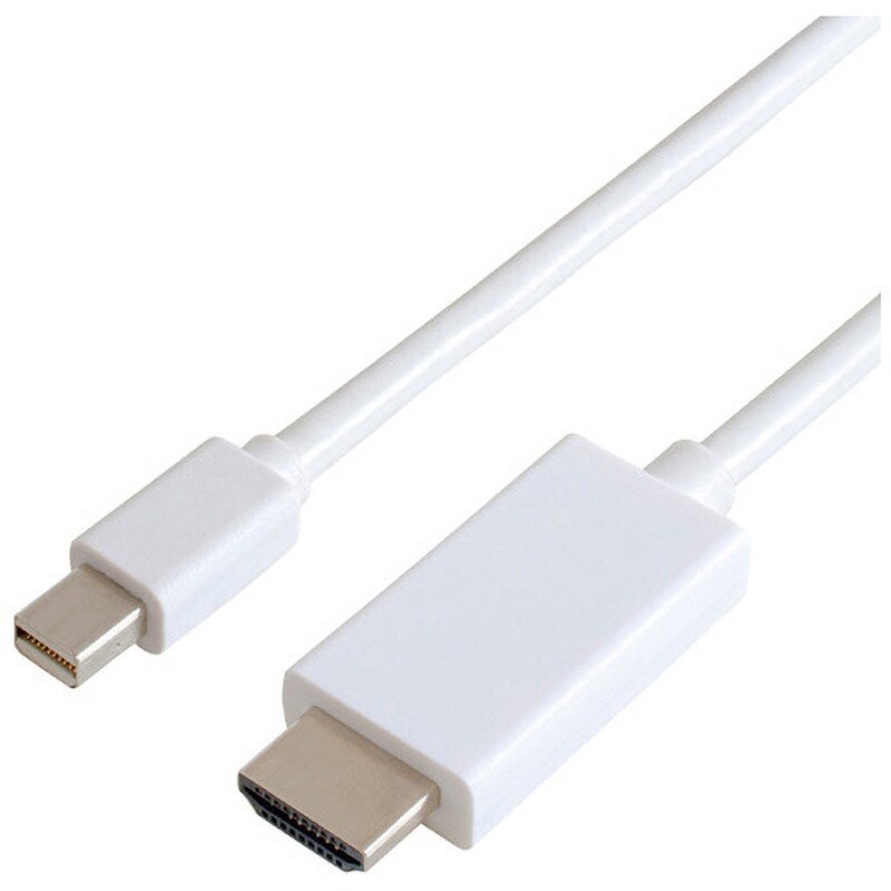 GP-MDPHD/W-10 Mini DisplayPort=>HDMIケーブル1m 1個 GOPPA 【通販