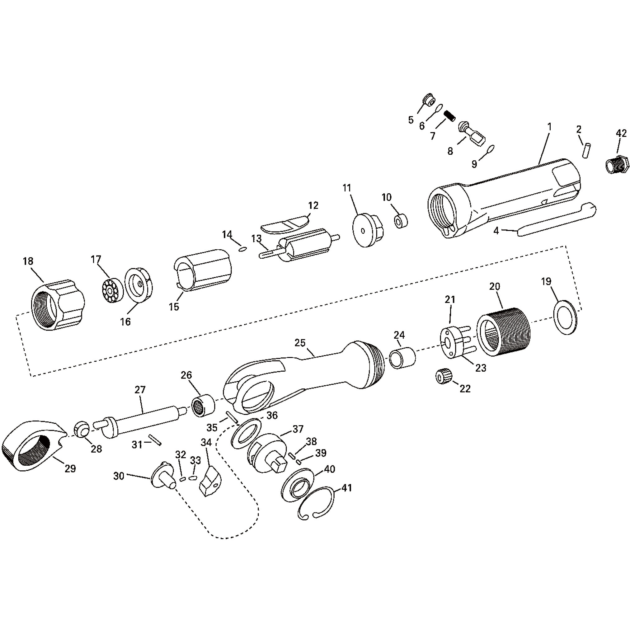 SI エアラチェットレンチ(1台) 品番：SI-1345EX SI エアラチェットレンチ (1台) 品番：SI-1345EX エアーツール：エアー