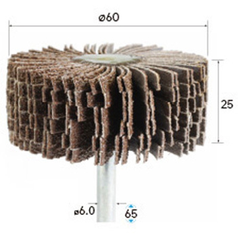 49391 スリットフラップサンダー (軸径6mm) NSK(ナカニシ) 外径60mm 1