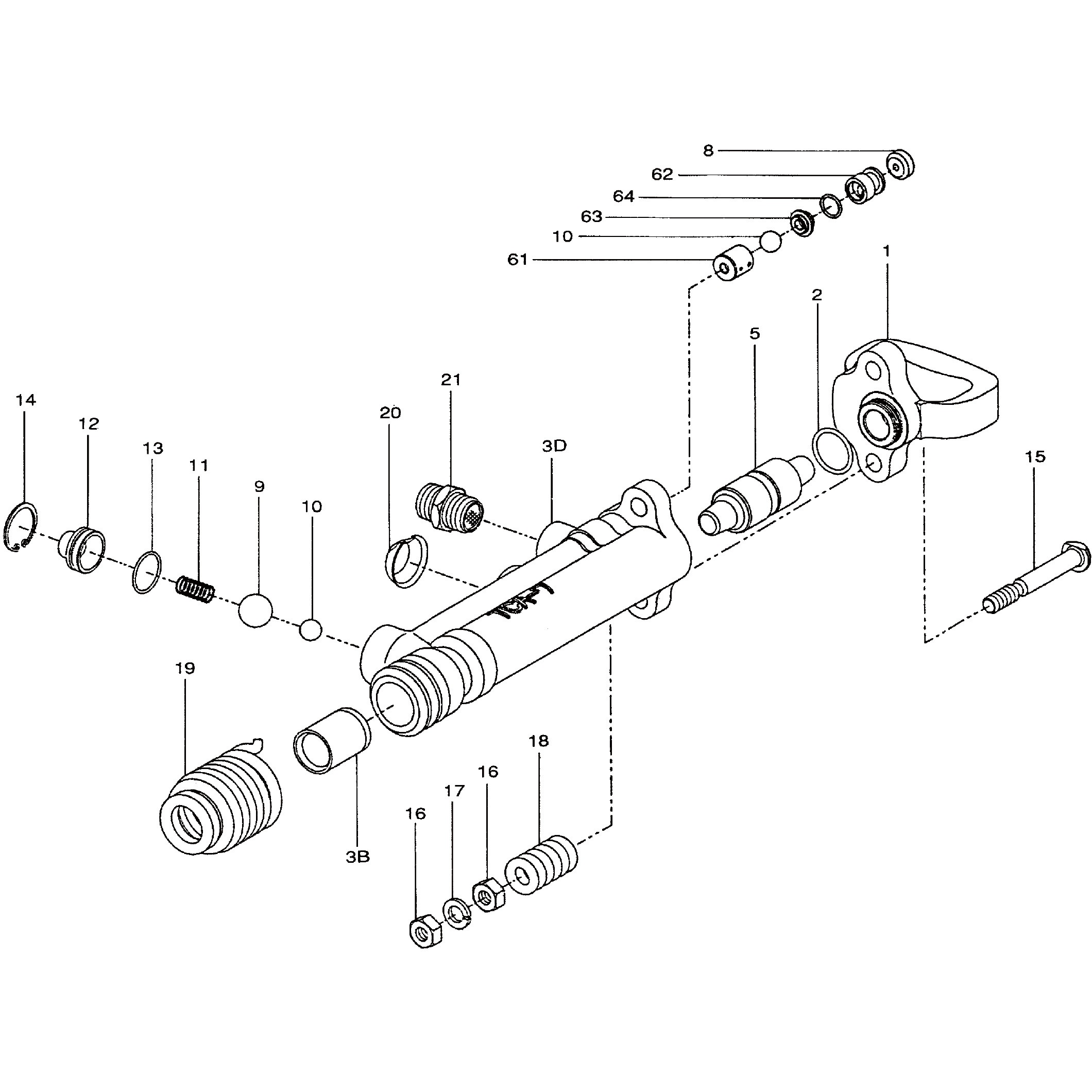 13-66-02-050 部品 ピックハンマ TCA7AV 東空販売 ハンドル 1台使用個数1   13-66-02-050