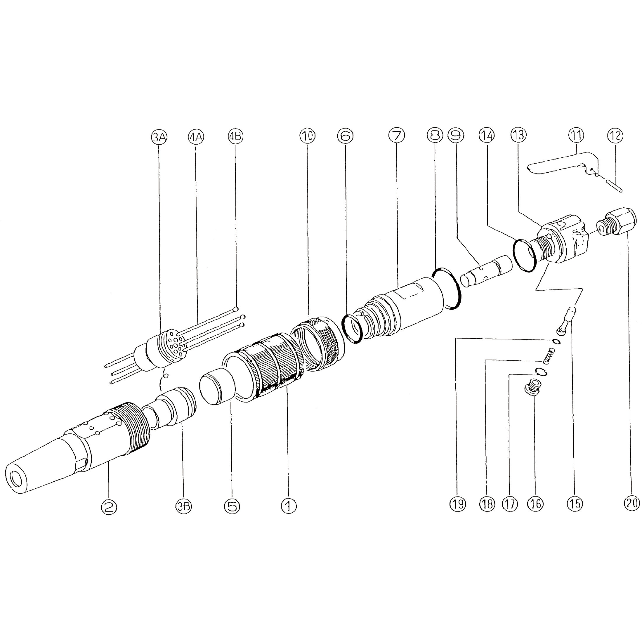 Y3-06-10-030 部品 エアニードルスケーラ TNS200 東空販売 部品名称ニ-ドルサポ-タ- 3MM 1台使用個数1   Y3-06-10-030