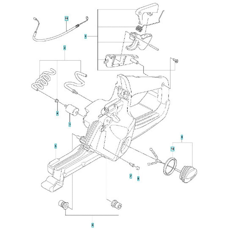 591465801 ハスクバーナ エンジンチェーンソー 135 Mark II 部品 燃料タンク ハスクバーナ 部品名称SERVICE KIT -  【通販モノタロウ】