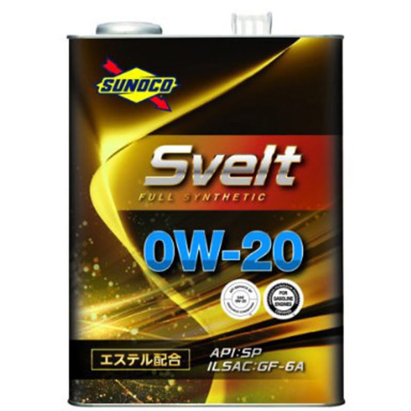 SUNOCO Svelt 0W-20 SQ-GF7A 1セット(1L×10本) SUNOCO 【通販モノタロウ】