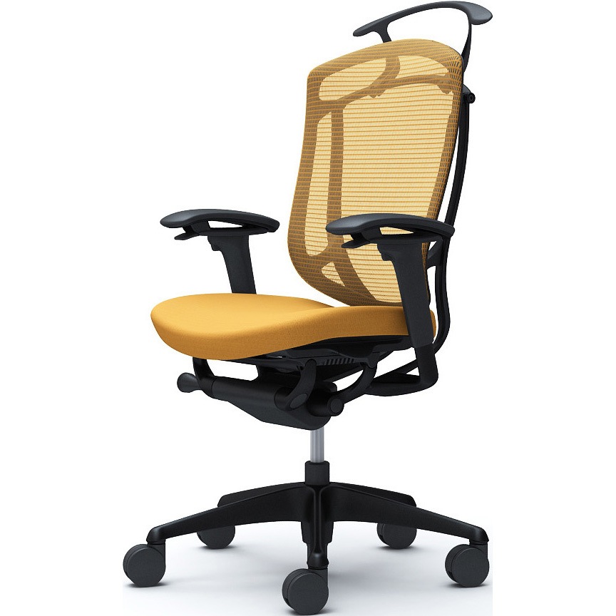 CC84ZR FPD9 コンテッサセコンダ、可動肘、ハイバック、座クッション、ハンガー付、ランバー無、ブラックB、ブラック、脚ブラック、ウレタン 1脚 オカムラ(岡村製作所) 【通販モノタロウ】